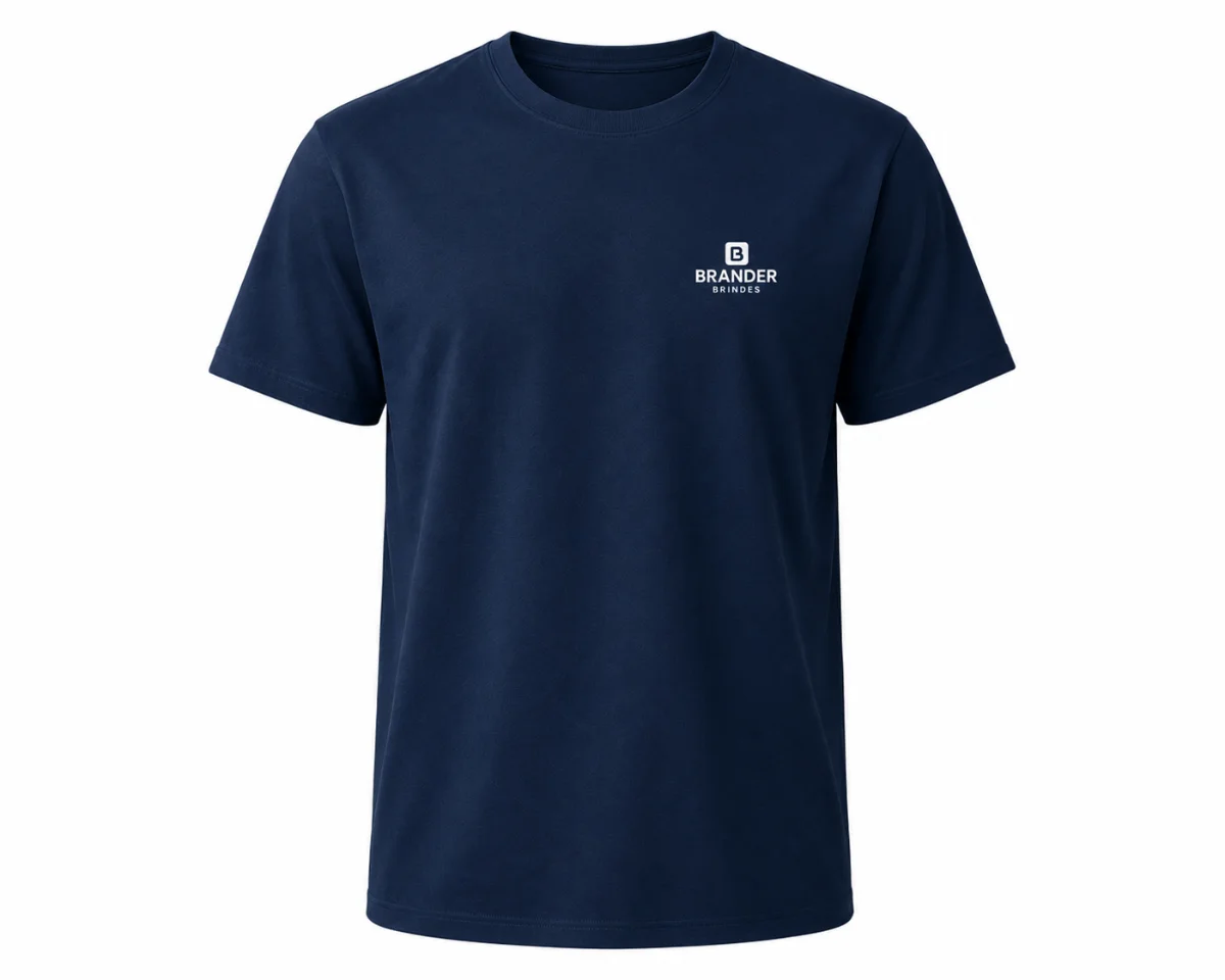 Camiseta Algodão 30.1 Penteado